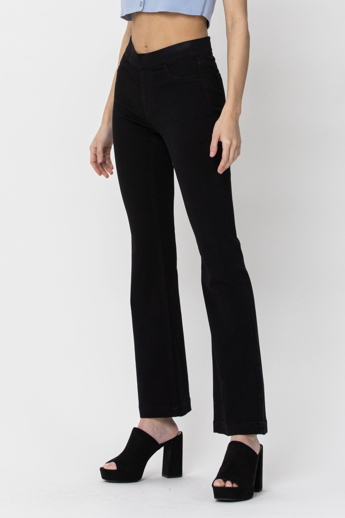 Mid Rise Flare Jegging (30" Inseam)