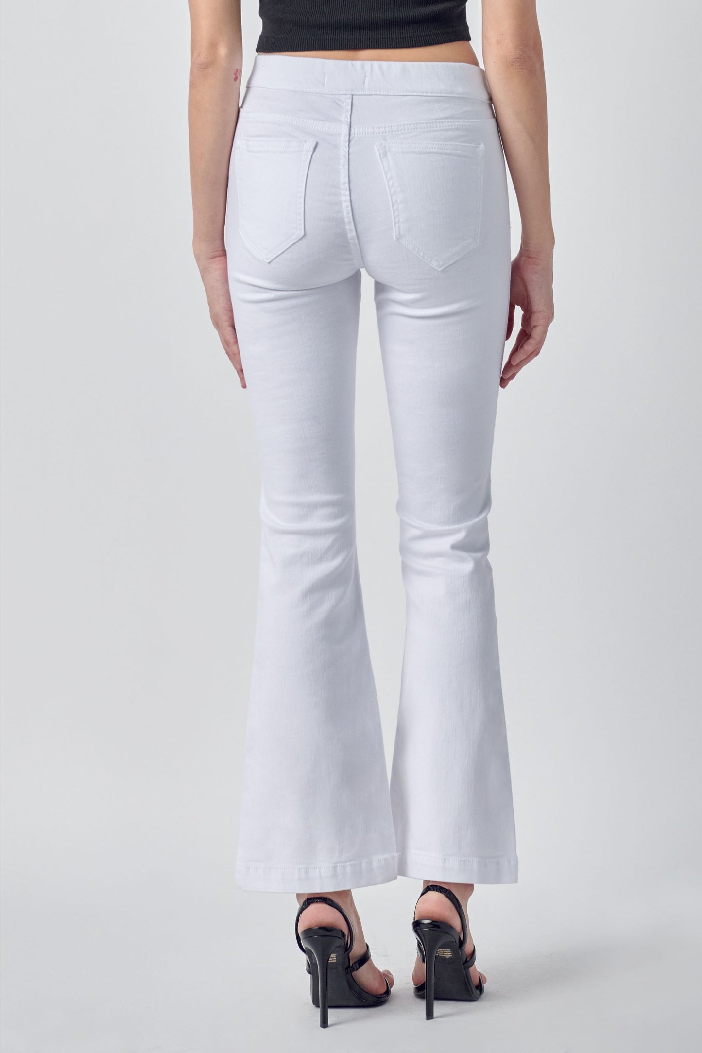 White Wash Flared Jegging (30" Inseam)